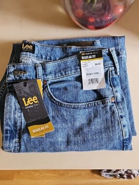 Lee Men’s Straight Jeans Blue Regular Fit